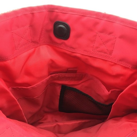 Bossini Ladies Womens Red Expandable Tote Shoulder Bag Purse - Picture 5 of 9